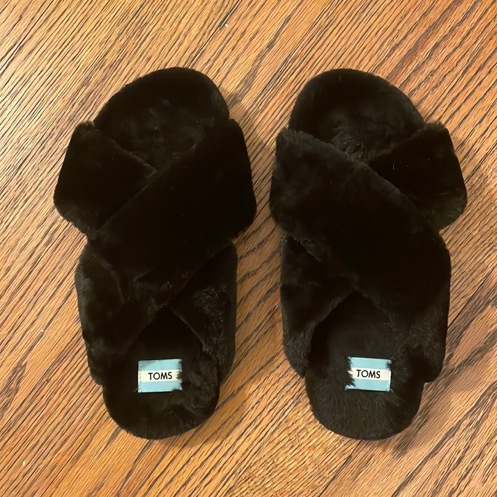 Toms Faux Fur Slippers